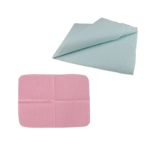 2 pieces washable reusable underpad incontinence pad absorbent sheet protect
2 pieces washable reusable underpad incontinence pad absorbent sheet protect