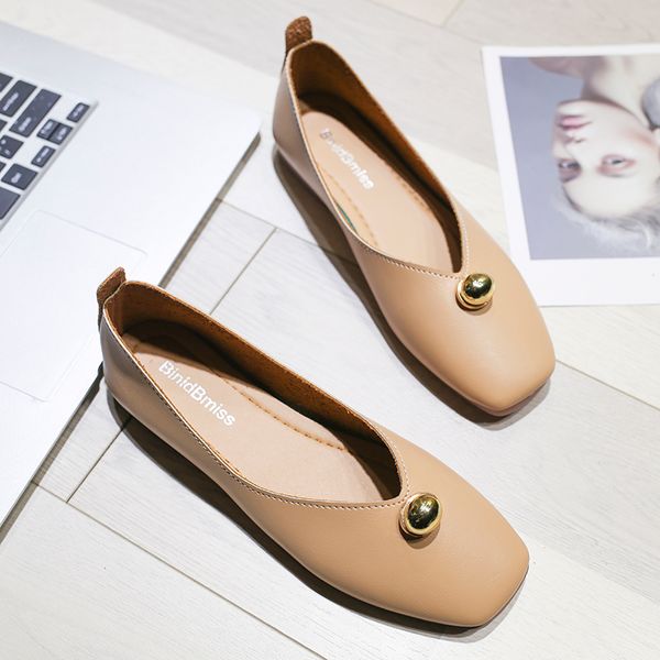 spring autumn flat shoes women solid color leisure lightweight soft breathable rubber non-slip soles w38-74, Black
spring autumn flat shoes women solid color leisure lightweight soft breathable rubber non-slip soles w38-74, Black