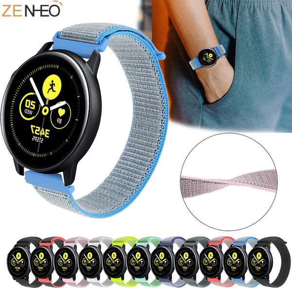 for samsung galaxy watch active soft woven nylon watch band replacement for garmin vivoactive 3 watches straps 20mm wristband, Black;brown
for samsung galaxy watch active soft woven nylon watch band replacement for garmin vivoactive 3 watches straps 20mm wristband, Black;brown