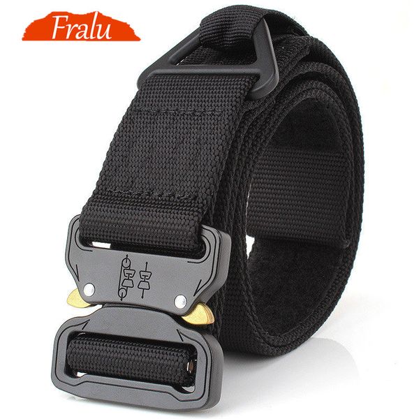 fralu new mens nylon belt metal insert buckle nylon training belt army tactical belts for men male strap, Black;brown
fralu new mens nylon belt metal insert buckle nylon training belt army tactical belts for men male strap, Black;brown