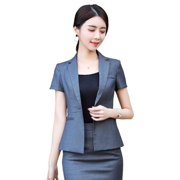 2019 summer women fashion skirt suit business wear blazer+skirt short sleeve elegant ladies work wear clothing plus size, White;black
2019 summer women fashion skirt suit business wear blazer+skirt short sleeve elegant ladies work wear clothing plus size, White;black