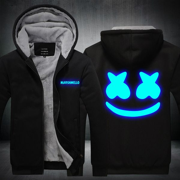 cap&mask as gifts thick winter luminous glow in dark marshmello hoodies men women hip hop rapper dj dancer hooded jacket coat, Black
cap&mask as gifts thick winter luminous glow in dark marshmello hoodies men women hip hop rapper dj dancer hooded jacket coat, Black