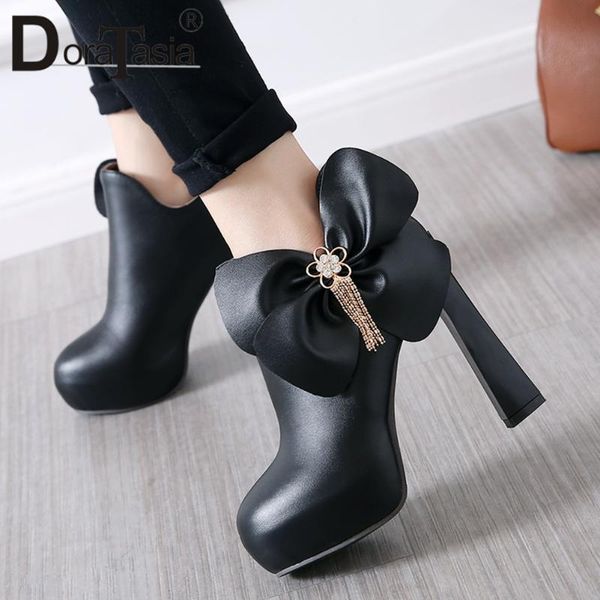 doratasia big size 31-43 spring autumn ladies high heels boots women party boots fashion decoration ankle shoes woman, Black
doratasia big size 31-43 spring autumn ladies high heels boots women party boots fashion decoration ankle shoes woman, Black