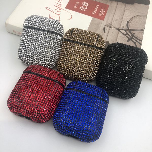designer case for airpods 2 luxury bling rhinestone protective cover for apple airpods 2 earphones accessories
designer case for airpods 2 luxury bling rhinestone protective cover for apple airpods 2 earphones accessories