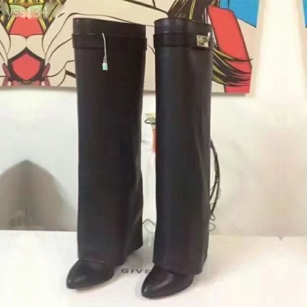 high end long boots women ladies personality wedge high heel boots double leather straight tube knight boots factory direct sales, Black
high end long boots women ladies personality wedge high heel boots double leather straight tube knight boots factory direct sales, Black