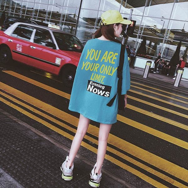 hong kong fashion br hong kong fashion brand letter printing green t-shirt female 2020bf lazy style loose medium and long style, White
hong kong fashion br hong kong fashion brand letter printing green t-shirt female 2020bf lazy style loose medium and long style, White