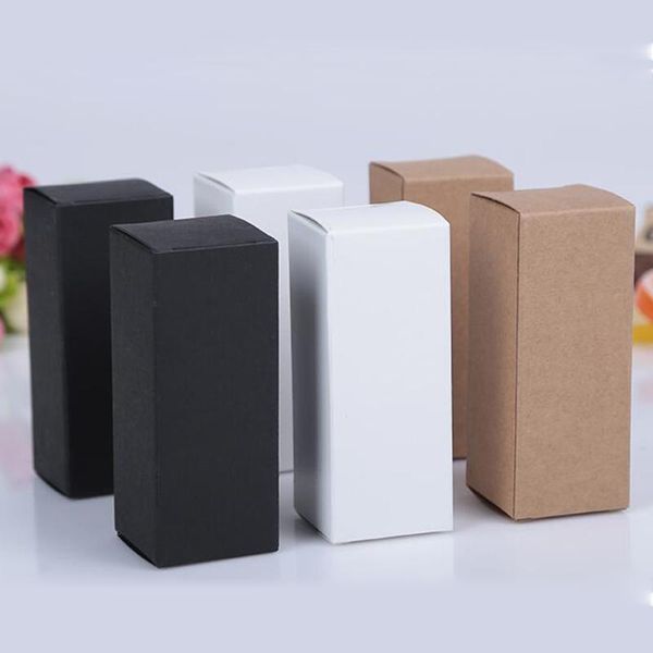 10ml/15ml/20ml/30ml/50ml/100ml black white kraft paper box for lipstick essential oil perfume sprays sample party favor box 50pc
10ml/15ml/20ml/30ml/50ml/100ml black white kraft paper box for lipstick essential oil perfume sprays sample party favor box 50pc