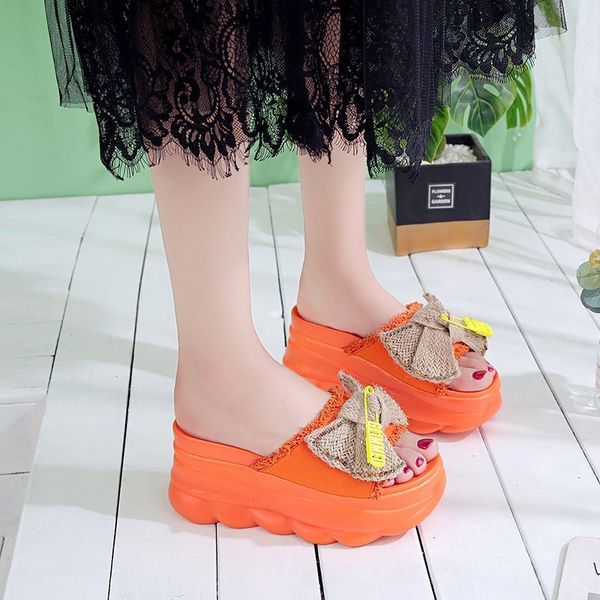flat shoes female on a wedge butterfly-knot slippers heels slides slipers women fashion platform soft high 2020 luxury fabric, Black
flat shoes female on a wedge butterfly-knot slippers heels slides slipers women fashion platform soft high 2020 luxury fabric, Black