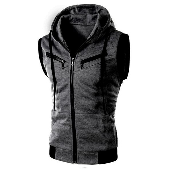 nice mens plus size hoodies vests coat zipper pocket hooded sleeveless coats oversized slim outwear 5xl streetwear, Black
nice mens plus size hoodies vests coat zipper pocket hooded sleeveless coats oversized slim outwear 5xl streetwear, Black