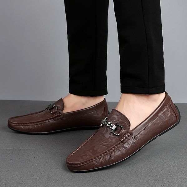 loafers casual shoes men genuine leather flats business fashion shoes men slip on official soft mocassin homme sneakers, Black
loafers casual shoes men genuine leather flats business fashion shoes men slip on official soft mocassin homme sneakers, Black