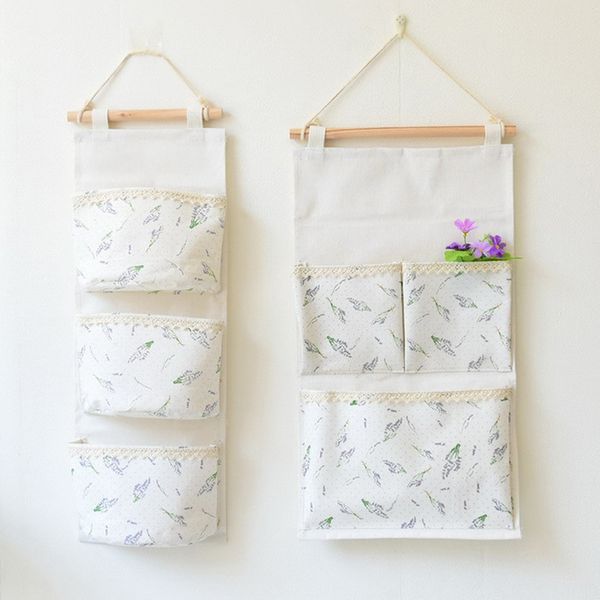 lavender fresh home cotton and linen hanging bag wall decoration three pockets storage bag sundries finishing storage basket
lavender fresh home cotton and linen hanging bag wall decoration three pockets storage bag sundries finishing storage basket