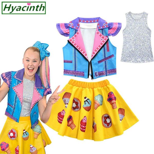 jojo siwa cosplay clothing toddler girl clothes veste giacca baby girls vest jacket + skirt sets 3pcs chaqueta christmas outfit, White
jojo siwa cosplay clothing toddler girl clothes veste giacca baby girls vest jacket + skirt sets 3pcs chaqueta christmas outfit, White