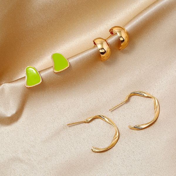 3 пар / set модные минималистской меди 14 k серьги золото геометрических серьги ювелирные изделия для женщин девушки партии подарков 2019, Golden;silver
3 пар / set модные минималистской меди 14 k серьги золото геометрических серьги ювелирные изделия для женщин девушки партии подарков 2019, Golden;silver