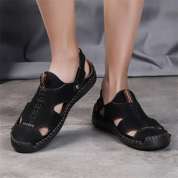 men sandals summer genuine leather sandals men outdoor shoes leather slippers plus size 39-48
men sandals summer genuine leather sandals men outdoor shoes leather slippers plus size 39-48