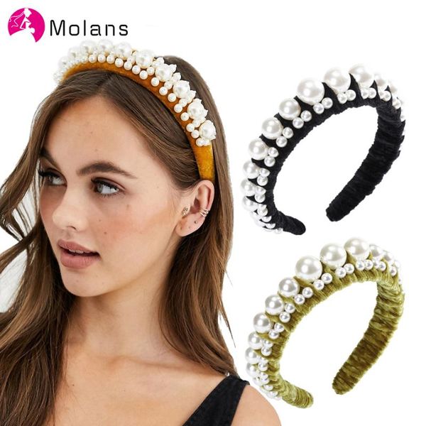 hair accessories molans chenille pearl ruching headbands full pearls soft velvet stylish girl's hairbands handmade 3cm wide ins winter
hair accessories molans chenille pearl ruching headbands full pearls soft velvet stylish girl's hairbands handmade 3cm wide ins winter