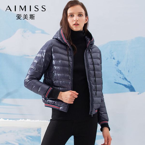 aimiss brand new women winter down jacket full sleeves hooded loose casual zippers casual down coat winter outwear clothes, Black
aimiss brand new women winter down jacket full sleeves hooded loose casual zippers casual down coat winter outwear clothes, Black