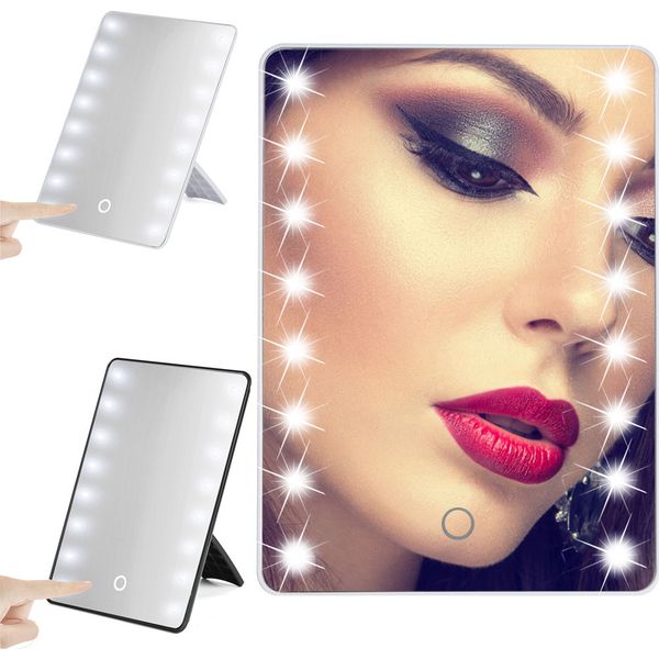 portable 16 leds lighted touch make up mirror beauty screen makeup cosmetic vanity espelho lighted makeup mirror table#68
portable 16 leds lighted touch make up mirror beauty screen makeup cosmetic vanity espelho lighted makeup mirror table#68