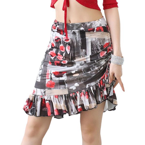 belly dance clothes skirt 2019 new ruffled irregular skirt practice clothes dance, Black;red
belly dance clothes skirt 2019 new ruffled irregular skirt practice clothes dance, Black;red