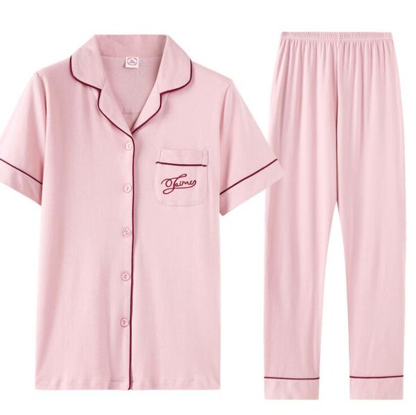 1set/lot woman casual summer pajamas female cotton turn-down collar pajamas cardigan, Black;red
1set/lot woman casual summer pajamas female cotton turn-down collar pajamas cardigan, Black;red