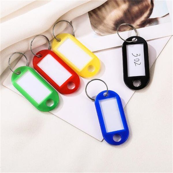 50pcs colorful plastic key fobs luggage id tags labels key rings with name cards for many uses - bunches of keys, Silver
50pcs colorful plastic key fobs luggage id tags labels key rings with name cards for many uses - bunches of keys, Silver