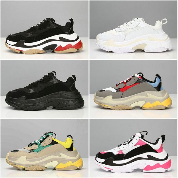 2018 Fashion Paris 17FW Triple-S Sneaker Triple S Casual Dad Shoes for Men Women Beige Black Cheap Mens Sports Designer Shoe Size 36-45
2018 Fashion Paris 17FW Triple-S Sneaker Triple S Casual Dad Shoes for Men Women Beige Black Cheap Mens Sports Designer Shoe Size 36-45