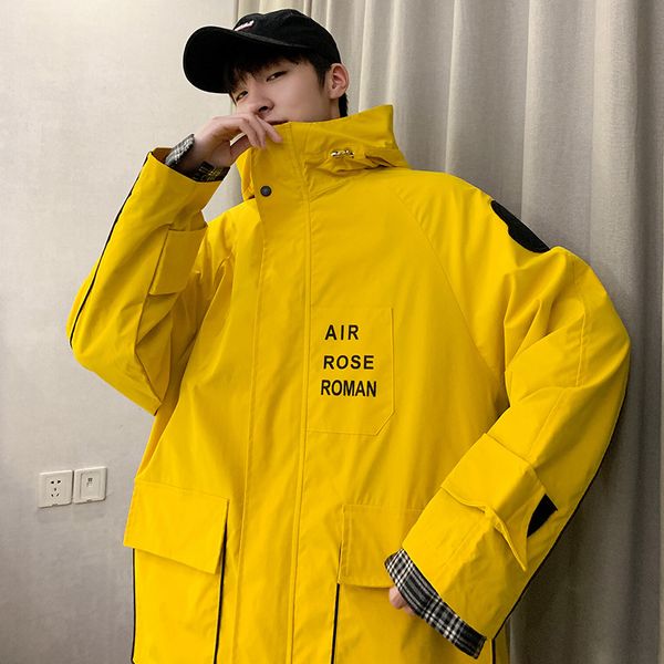 2019 autumn jacket men's new youth handsome loose ins japanese hoodie tooling casual standard windbreaker large size yellow, Black;brown
2019 autumn jacket men's new youth handsome loose ins japanese hoodie tooling casual standard windbreaker large size yellow, Black;brown