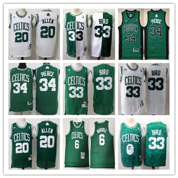 retro mens 33 larry bird boston celtics jersey 20 ray allen 34 paul pierce 6 russell hardwoods classics basketball jerseys green, Blue;black
retro mens 33 larry bird boston celtics jersey 20 ray allen 34 paul pierce 6 russell hardwoods classics basketball jerseys green, Blue;black