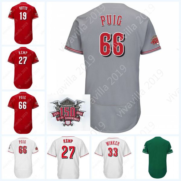 150th Anniversary Patch 66 Yasiel Puig 27 Matt Kemp 19 Joey Votto 43 Scott Schebler Jesse Winker Cincinnati Baseball Jerseys High-Quality
150th Anniversary Patch 66 Yasiel Puig 27 Matt Kemp 19 Joey Votto 43 Scott Schebler Jesse Winker Cincinnati Baseball Jerseys High-Quality