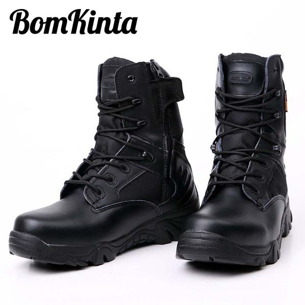 bomkinta high boots men hook loop men ankle boots zipper male pu leather safety shoes retro work shoes, Black
bomkinta high boots men hook loop men ankle boots zipper male pu leather safety shoes retro work shoes, Black