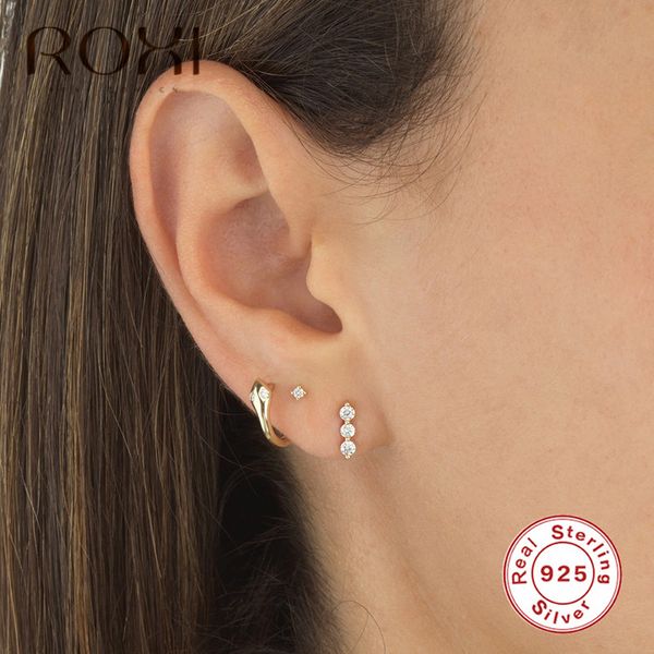 roxi 925 sterling silver snake small circle hoop earrings for women cubic zircon stone earrings animal jewelry punk party gifts, Golden;silver
roxi 925 sterling silver snake small circle hoop earrings for women cubic zircon stone earrings animal jewelry punk party gifts, Golden;silver