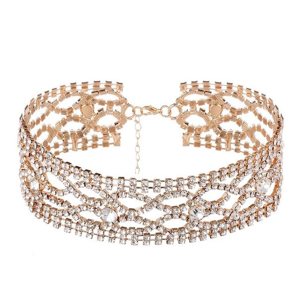 wholesale-glittering beautiful exaggerated full rhinestone diamond fashion designer collar choker statement necklace for woman girls, Golden;silver
wholesale-glittering beautiful exaggerated full rhinestone diamond fashion designer collar choker statement necklace for woman girls, Golden;silver