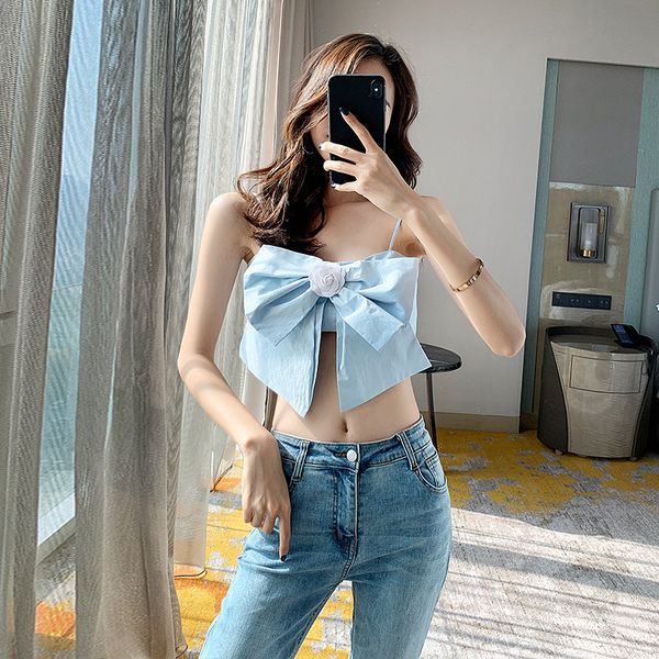 spring 2020 new outer vest women's sling with caution machine bow sling women's tanks, White
spring 2020 new outer vest women's sling with caution machine bow sling women's tanks, White