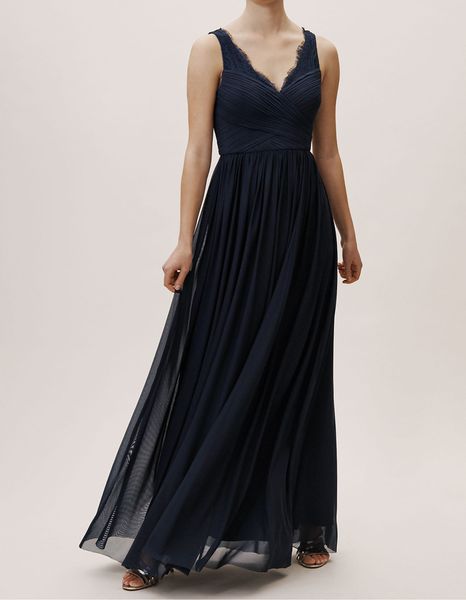 dark navy bridesmaid dresses long chiffon with lace long bridesmaid dress sleeveless zipper back floor length, White;pink
dark navy bridesmaid dresses long chiffon with lace long bridesmaid dress sleeveless zipper back floor length, White;pink
