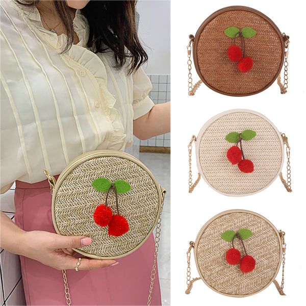 round straw bag handmade rattan woven vintage retro straw rope knitted women crossbody handbag fresh summer beach bag bohemia#30
round straw bag handmade rattan woven vintage retro straw rope knitted women crossbody handbag fresh summer beach bag bohemia#30