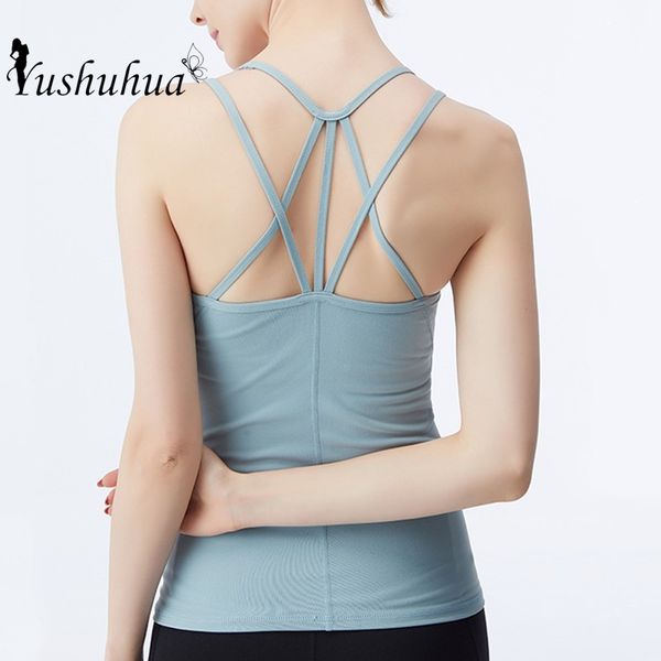 cross back sport for women gym yoga tank tight fitness sleeveless vest running training shirts sportswear, White;red
cross back sport for women gym yoga tank tight fitness sleeveless vest running training shirts sportswear, White;red