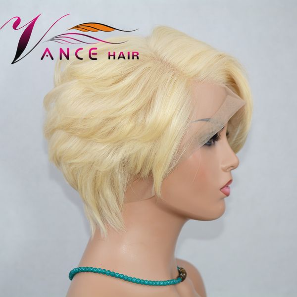 vancehair 613# full lace human hair short wavy wigs short human hair pixie cut layered bob wigs, Black;brown
vancehair 613# full lace human hair short wavy wigs short human hair pixie cut layered bob wigs, Black;brown