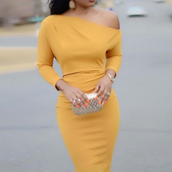 one shoulder women bodycon dress summer yellow black 2020 party dinner club midi dress femme vestiods office work, Black;gray
one shoulder women bodycon dress summer yellow black 2020 party dinner club midi dress femme vestiods office work, Black;gray