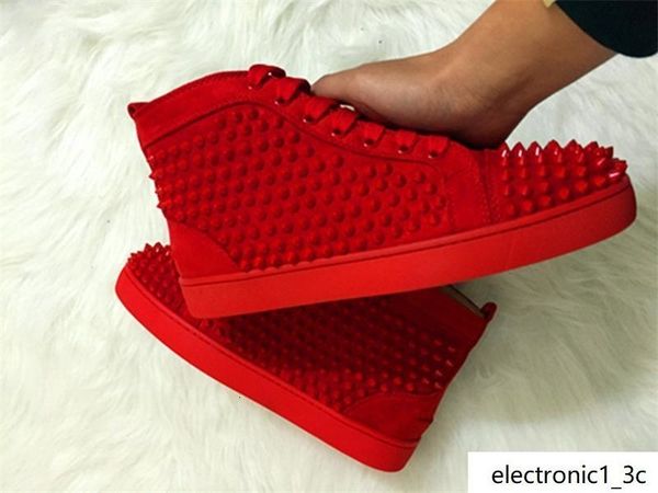 luxury party wedding shoes red bottom sneakers ,genuine leather louisfalt spikes lace -up black white studded spikes casual flats shoes
luxury party wedding shoes red bottom sneakers ,genuine leather louisfalt spikes lace -up black white studded spikes casual flats shoes