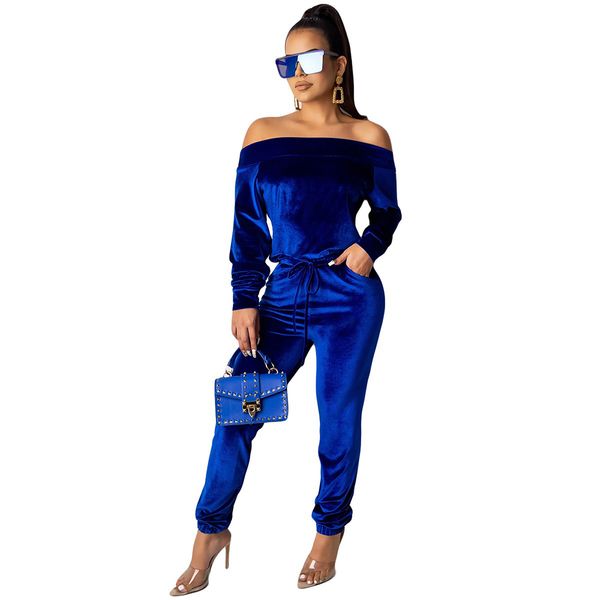 new women off shoulder two piece pants slim casual 2 piece sweatsuit velvet tracksuit sets, White
new women off shoulder two piece pants slim casual 2 piece sweatsuit velvet tracksuit sets, White