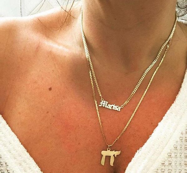 high personalized custom old english name necklaces for women men curb chians hip hop jewelry stainless steel letter pendant necklaces 21, Silver
high personalized custom old english name necklaces for women men curb chians hip hop jewelry stainless steel letter pendant necklaces 21, Silver