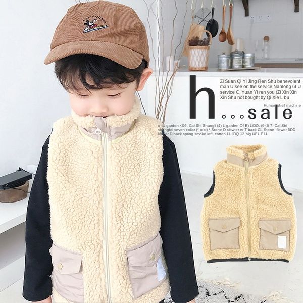 winter clothing vest male and female stand collar loose plush warm clothing children's children's thickened warm vest, Camo
winter clothing vest male and female stand collar loose plush warm clothing children's children's thickened warm vest, Camo