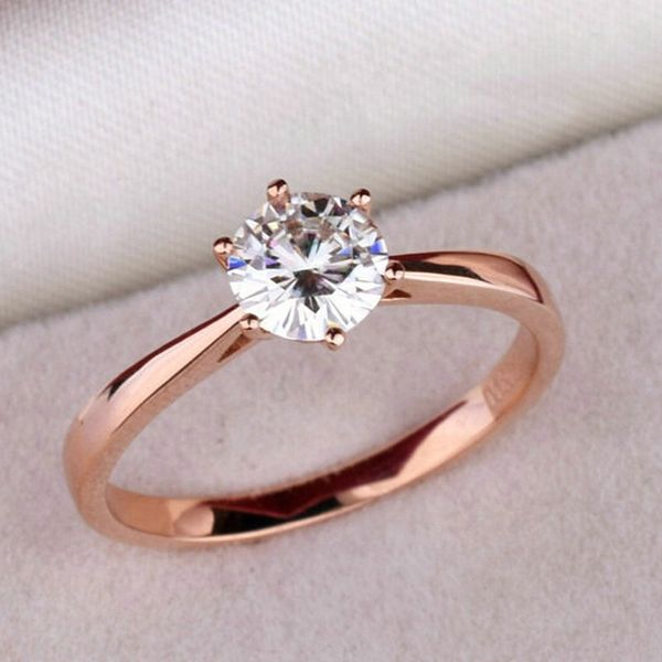 never fade women girls sterling silver s925 cz 18k rose gold diamond wedding engagement rings anillo big large stone 6 prong, Slivery;golden
never fade women girls sterling silver s925 cz 18k rose gold diamond wedding engagement rings anillo big large stone 6 prong, Slivery;golden