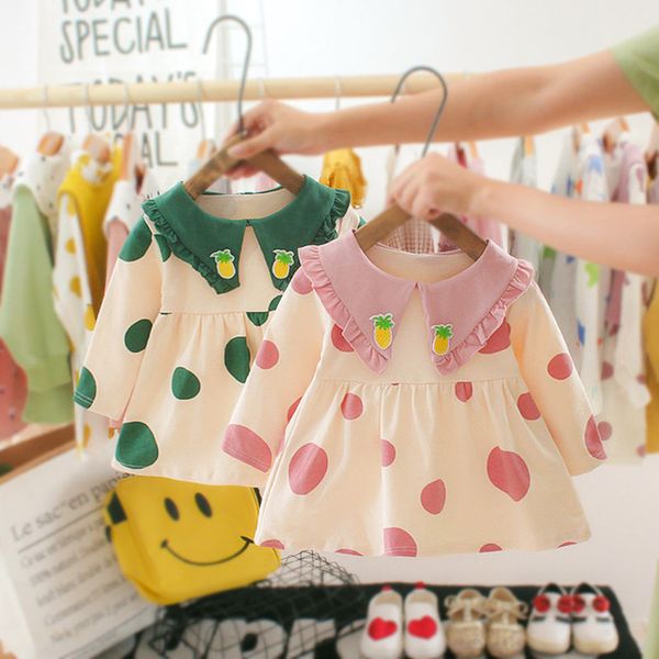 new arrival dot long sleeve princess dress baby girls clothing baptism party dress toddler kids casual clothes vestido infantil, Red;yellow
new arrival dot long sleeve princess dress baby girls clothing baptism party dress toddler kids casual clothes vestido infantil, Red;yellow