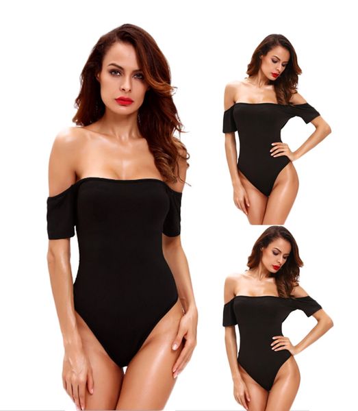 2018 new fashion women off shoulder shirt romper jumpsuit bodysuit stretch leotard blouse, Black;white
2018 new fashion women off shoulder shirt romper jumpsuit bodysuit stretch leotard blouse, Black;white