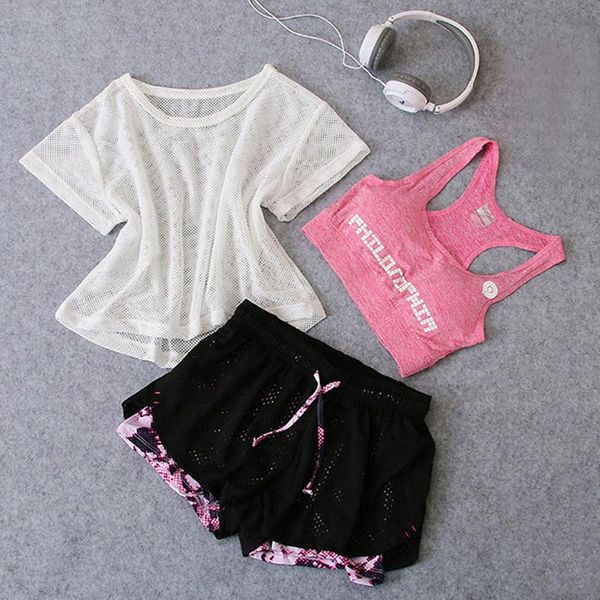 3 pieces set yoga clothes for women fitness clothes sportswear women training sports clothing running suit yoga set, White;red
3 pieces set yoga clothes for women fitness clothes sportswear women training sports clothing running suit yoga set, White;red