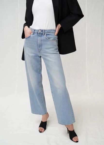 obrix casual straight female jeans mid waist ankle length denim american european style jeans for women, Blue
obrix casual straight female jeans mid waist ankle length denim american european style jeans for women, Blue