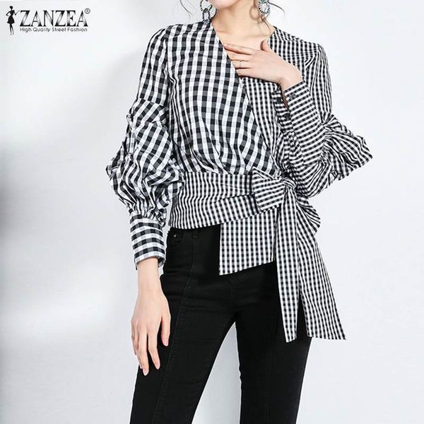 s 2xl zanzea 2020 spring лоскутная рубашки женщины повседневная длинные рукава проверить блуза мода bow tie plaid работа мундир топы blusas, White
s 2xl zanzea 2020 spring лоскутная рубашки женщины повседневная длинные рукава проверить блуза мода bow tie plaid работа мундир топы blusas, White
