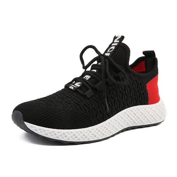 2019 new korean sports spring and summer flying woven casual mens breathable mesh student shoes sneakers, Black
2019 new korean sports spring and summer flying woven casual mens breathable mesh student shoes sneakers, Black