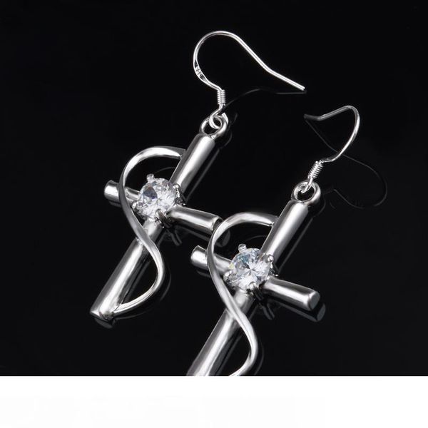 fashion pretty explosion models in europe and america fashion shine noble cross with diamond 925 silver earrings silver earrings 1141
fashion pretty explosion models in europe and america fashion shine noble cross with diamond 925 silver earrings silver earrings 1141