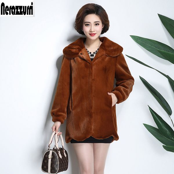 nerazzurri winter middle aged woman fake fur jacket 2019 long sleeve black thick warm plus size faux fur coat for elderly women
nerazzurri winter middle aged woman fake fur jacket 2019 long sleeve black thick warm plus size faux fur coat for elderly women